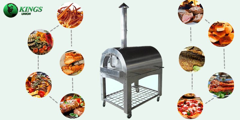 Stainless Steel Wood Fired Pizza Oven